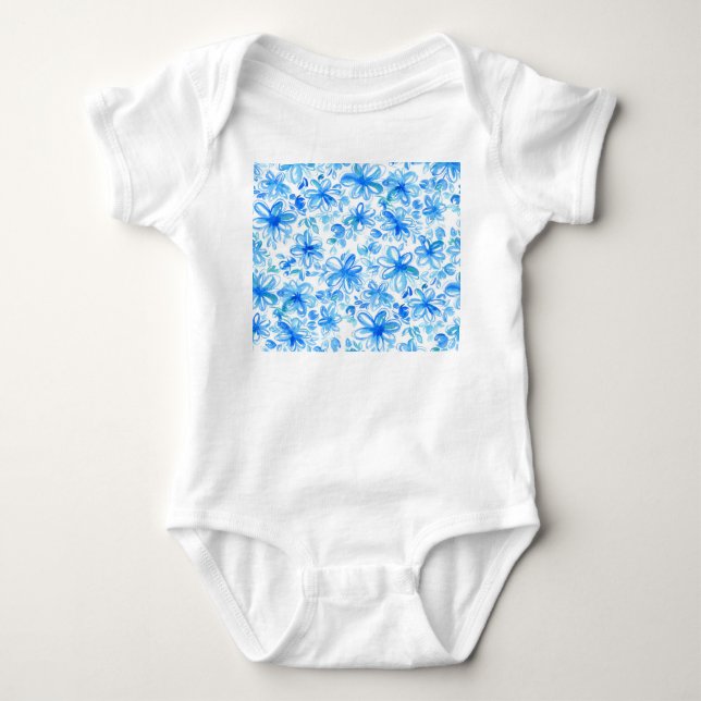 Body Aquarelle Floral Chintz Motif mignon (Devant)
