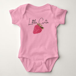 Body Aquarelle fraise Petite Cutie Bodysuit bébé