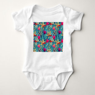 Body Aquarelle Lumineuse : Design Floral Sans Maille.