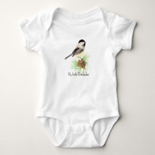 Body Aquarelle mignonne Oiseau de poulet Mon petit poul