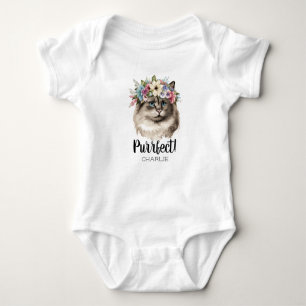 Body Aquarelle Purr-fect Chat Funny Pun Nom