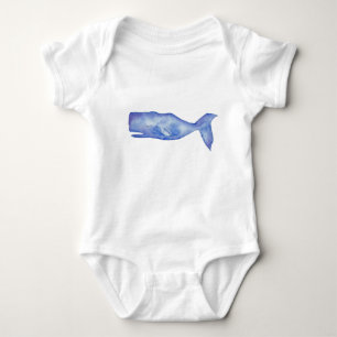 Body Aquarelle Vêtements pour bébé de baleine