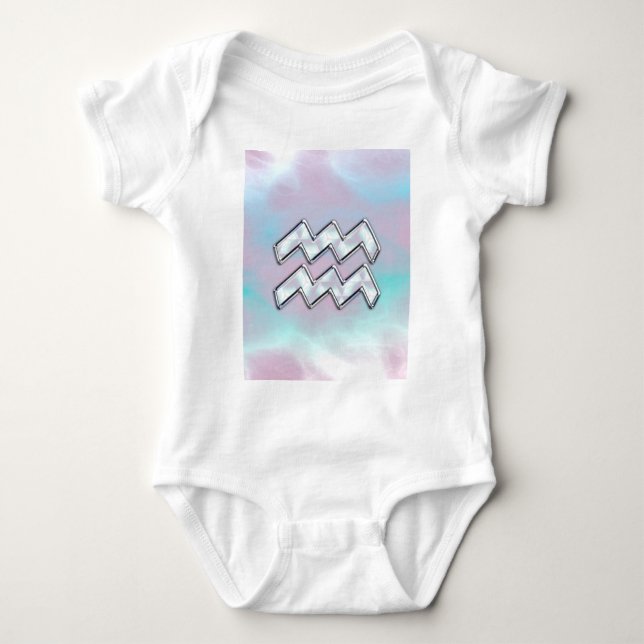 Body Aquarius Zodiac sur Mother of Pearl Style (Devant)