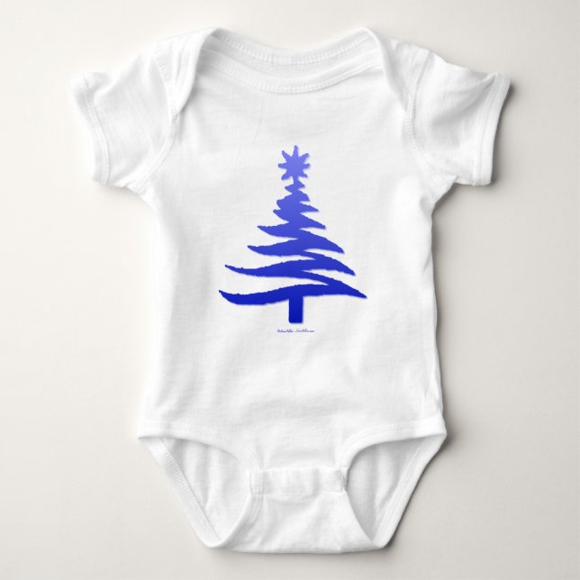 Body Arbre de Noël Cobalt bleu (Devant)
