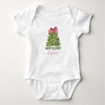 Arbre de Noël personnalisé avec le nom de bébé Mer
