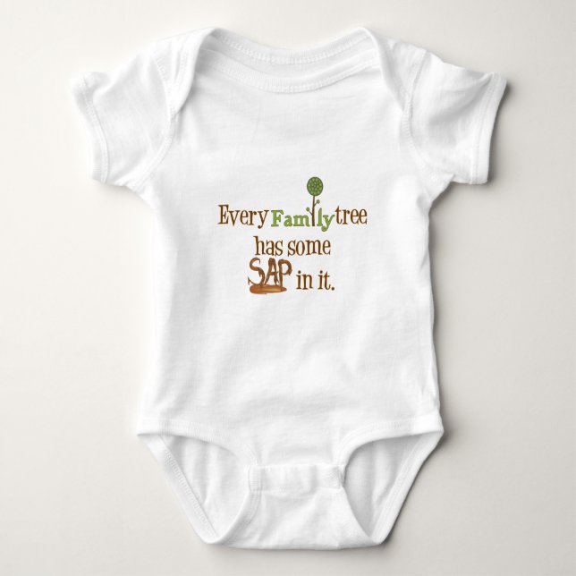 Body Arbre familial amusant (Devant)