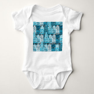 Body Architecture d'Amsterdam, aquarelle bleue.