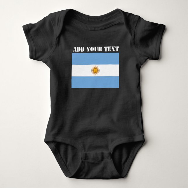 Body Argentine Coupe du monde de football 2022 (Devant)