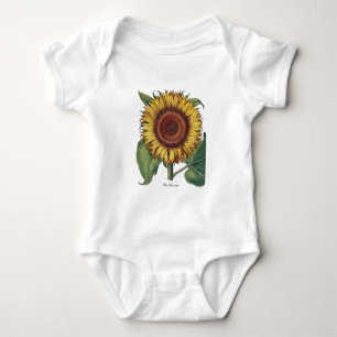Body Art de fleur de damas vintage tournesol