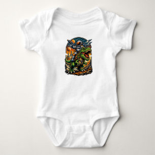 Body Astronaute chevauchant un T-Rex – Dinosaure spatia