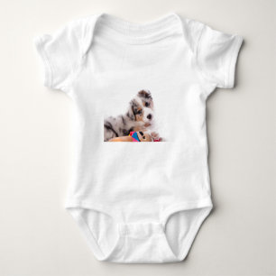 Body Australian shepherd puppy