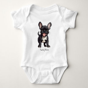 Body Avec texte personnalisé, chiot Frenchie