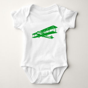 Body Avion vintage - Vert d'herbe