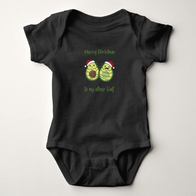 Body Avocado illuminations de Noël Drôle Avocados (Devant)