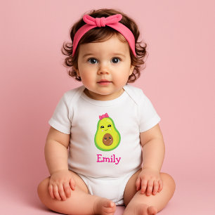 Body Avocado Jolie fille Bow rose