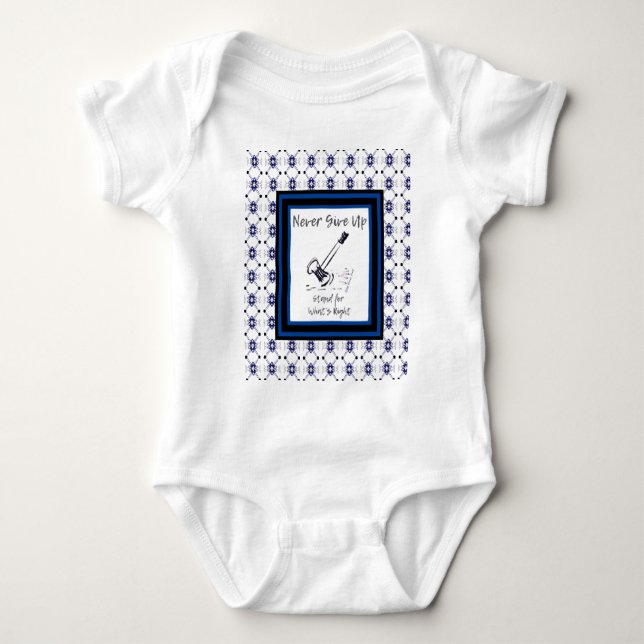 Body Avocat Marine Bleu Blanc Noir Gavel Bodysues bébé (Devant)