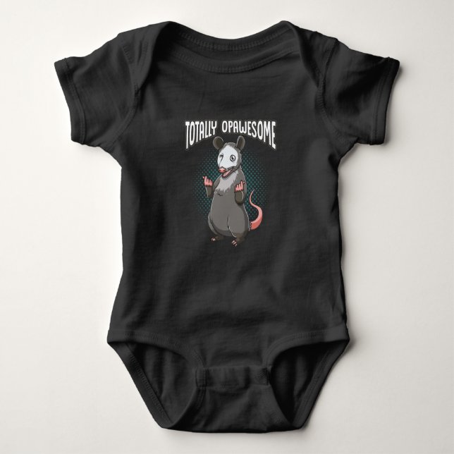 Body Awesome Opossum L'amour pour le Humour animal (Devant)