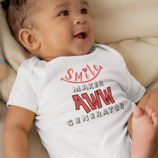 Body Aww Bébé Sourire et Cœur