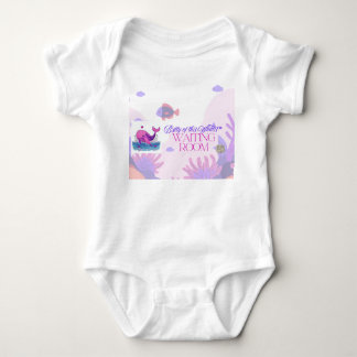 Body B3lly of th3 Whal3 Waiting Room baby bodysuit