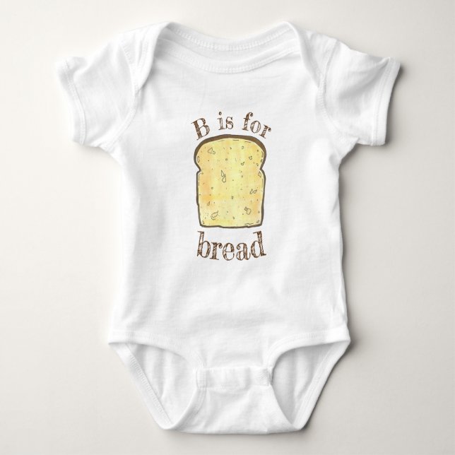 Body B est pour PAIN Slice Alphabet Letter Foody (Devant)
