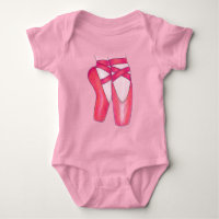 Baby Ballerina Ballet Rose Danse Pointe Chaussures