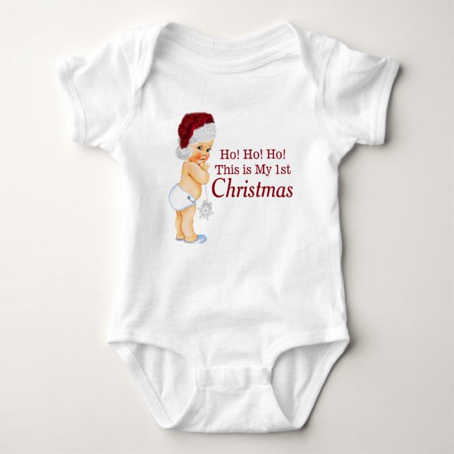Body Baby Boy First Christmas (Devant)