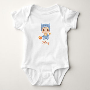 Body Baby Boy Girl Cat Nom personnalisé