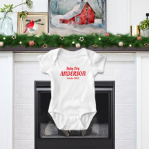 Baby Boy Holiday Faire-part de naissance