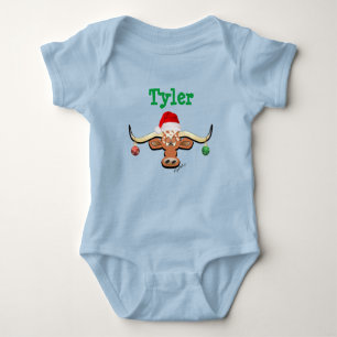 Body Baby Boy Longhorn Steer Baby Bodysuit