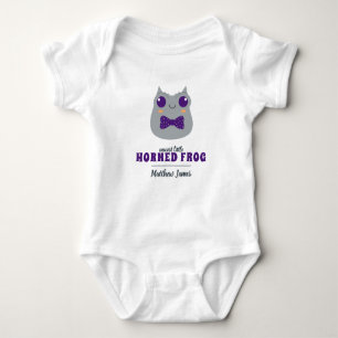 Body Baby Boy Purple Horned Frog Bodysuit