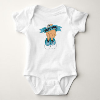 Body Baby Boy Shoe Banner – A Cute and Classic Welcome 