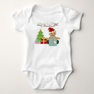 Body Baby Boy's 1st Christmas Infant Creeper