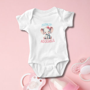 Body Baby Elephant rose bébé fille Baby shower cadeau