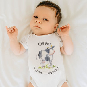 Body Baby Farmer vache Babygrew