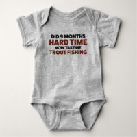Baby Fly Fishing Jersey Bodysuit Chemise
