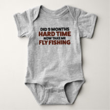 Baby Fly Fishing Jersey Bodysuit Chemise