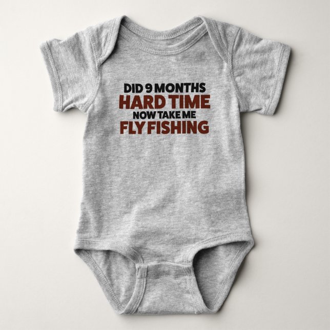 Body Baby Fly Fishing Jersey Bodysuit Chemise (Devant)