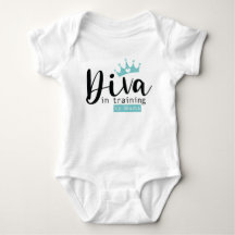Baby Girl Diva en formation par Mama bodysuit