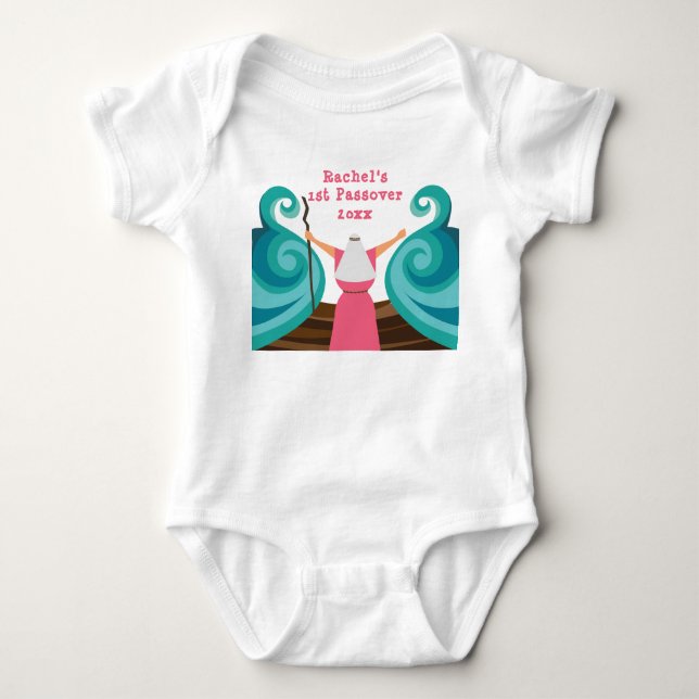 Body Baby Girl First Passover mignon Moses Nom personna (Devant)