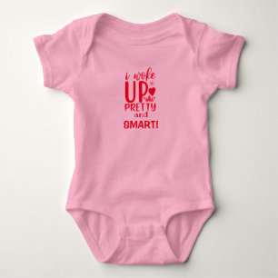 Body Baby girl one-piece réveillant JOLIMENT et INTELLI