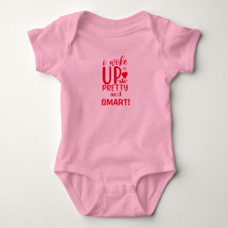 Body Baby girl one-piece réveillant JOLIMENT et INTELLI