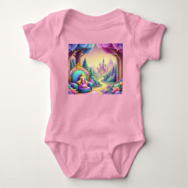 Body Baby Girl Vintage Fairytale Baby shower