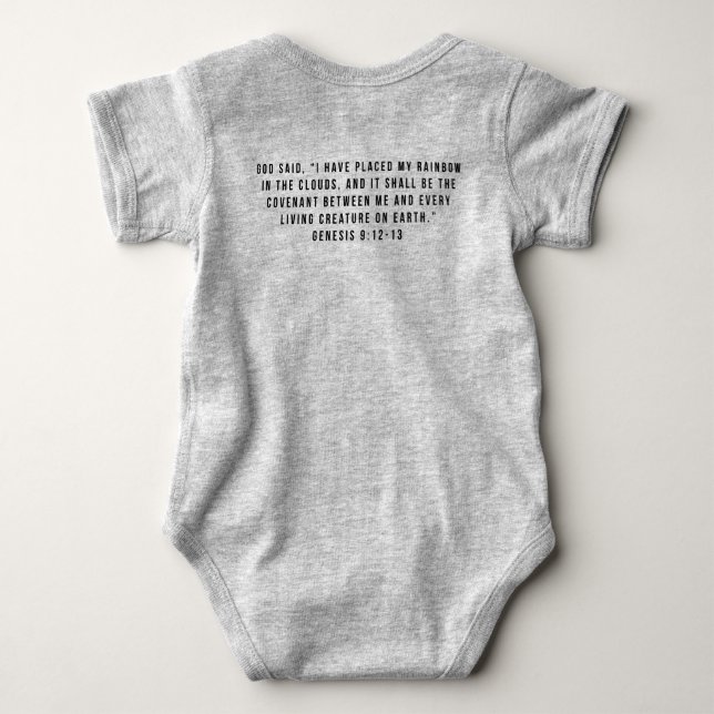 Body Baby Grey Snap Tee La Promesse de Dieu (Dos)