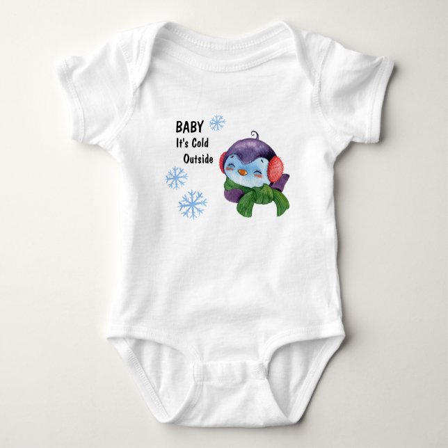Body Baby It's Cold Outside T-Shirt (Devant)
