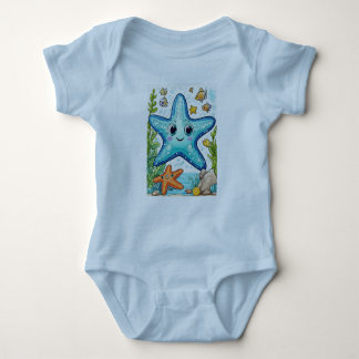 Body Baby Jersey Bodysuit Starfish