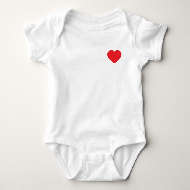 Body Baby - "Kleines rotes Herz"❤️ Baby Strampler (Vorderseite)