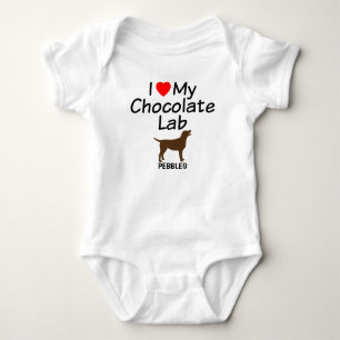 Body Baby Loves Chocolate Lab Chien