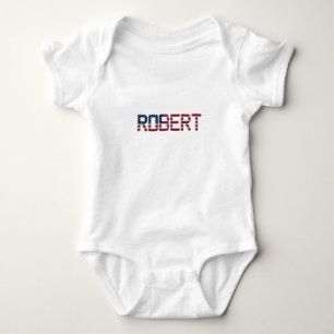 Body Baby Robert Patriot USA Stars and Stripes Nom