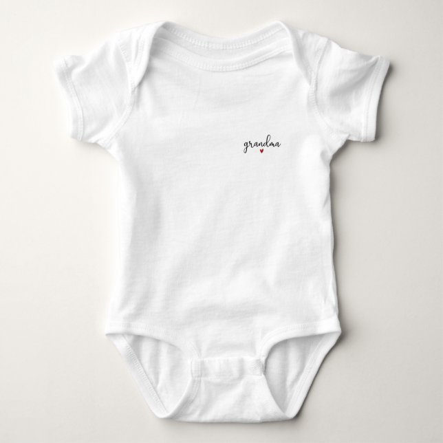 Body Baby Romper - Grandma (Devant)