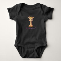 Body Baby Schwarze Giraffe Kawaii – Little Wild On